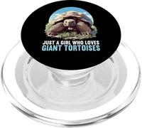 Just a Girl who loves Giant Tortoises Lovers Giant Tortoise PopSockets PopGrip for MagSafe
