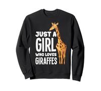 Just A Girl Who Loves Giraffes Tall Safari Animal Sweatshirt