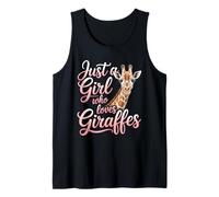 Just A Girl Who Loves Giraffes Tank Top