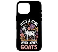 Just A Girl Who Loves Goats Country Life Farming Goat Herd Case for iPhone 16 Pro Max
