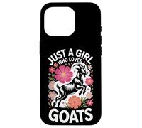 Just A Girl Who Loves Goats Cute Pet Goat Owner Farming Case for iPhone 16 Pro