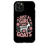 Just A Girl Who Loves Goats Goat Farm Animals Case for iPhone 11 Pro