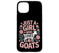 Just A Girl Who Loves Goats Goat Farm Animals Case for iPhone 15 Plus