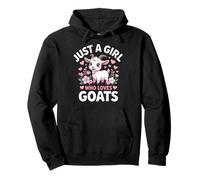 Just a Girl Who Loves Goats Pullover Hoodie