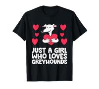 Just A Girl Who Loves Greyhounds T-Shirt
