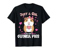 Just A Girl Who Loves Guinea Pigs Women Kids Cavy Pets Lover T-Shirt