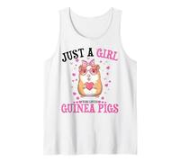 Just A Girl Who Loves Guinea Pigs Women Kids Cavy Pets Lover Tank Top