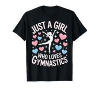 Just A Girl Who Loves Gymnastics Athletes Youth Practice T-Shirt