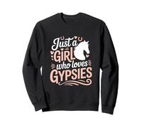 Just A Girl Who Loves Gypsies Irish Gypsy Vanner Horse Sweatshirt