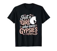 Just A Girl Who Loves Gypsies Irish Gypsy Vanner Horse T-Shirt