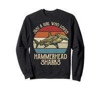Just A Girl Who Loves Hammerhead Sharks Sweatshirt