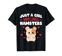 Just A Girl Who Loves Hamsters Cute Syrian Hamster T-Shirt