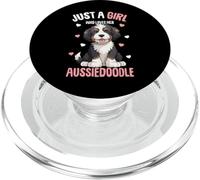 Just a Girl Who Loves Her Aussiedoodle Aussie Doodle Dog PopSockets PopGrip for MagSafe