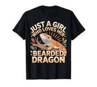 Just a Girl Who Loves Her Bearded Dragon Gifts for Women T-Shirt