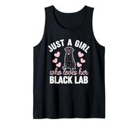 Just A Girl Who Loves Her Black Labrador Dog Owner Tank Top