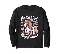 Just a Girl who Loves her Gypsy Vanner Long Sleeve T-Shirt