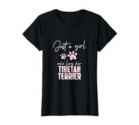 Just a girl who loves her tibetan terrier T-Shirt