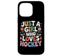 Just A Girl Who Loves Hockey Female Hockey Players Rink Case for iPhone 14 Pro Max