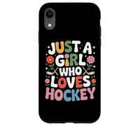 Just A Girl Who Loves Hockey Female Hockey Players Rink Case for iPhone XR