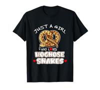 Just a Girl who loves Hognose Snakes Funny Animals Lover T-Shirt