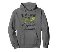 Just A Girl Who Loves Hognose Snakes Reptile Cute Snake Pullover Hoodie