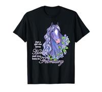 Just A Girl Who Loves Horses Born In February Amethyst Horse T-Shirt