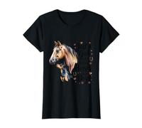 Just A Girl Who Loves Horses Dogs Horse Horseback T-Shirt