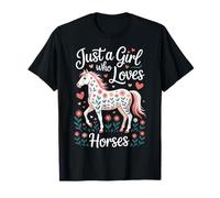Just A Girl Who Loves Horses Pony Club Barn Squad T-Shirt