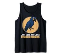 Just a Girl who Loves Hyacinth Macaws Hyacinth Macaw Tank Top