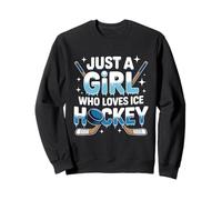 Just A Girl Who Loves Ice Hockey Sweatshirt