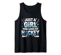 Just A Girl Who Loves Ice Hockey Tank Top
