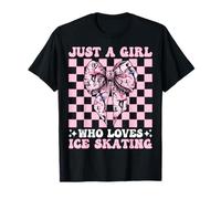 Just a Girl Who Loves Ice Skating Figure Skating Ice Skater T-Shirt