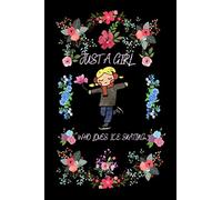 Just A Girl Who Loves Ice Skating: Ice Skating Notebook, Lined Journal For Writing Notes, Ice Skating Gifts Notebook For Women, Notebook Journal Gift For Girls