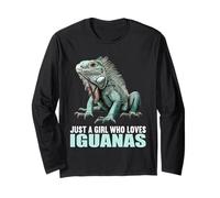 Just a Girl who Loves Iguanas. guanas Iguana Long Sleeve T-Shirt