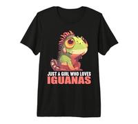 Just a Girl who Loves Iguanas. guanas Iguana Premium T-Shirt