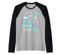 Just a Girl who Loves Insects Raglan Baseball Tee