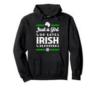 Just a girl who loves Irish wolfhounds Pullover Hoodie
