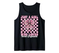 Just A Girl Who Loves Italian Greyhounds Iggy Coquette Bow Tank Top