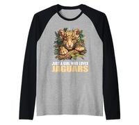 Just a Girl who Loves Jaguars. Jaguars Jaguar Raglan Baseball Tee