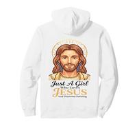 Just a Girl Who Loves Jesus and Diamond Painting Christian Pullover Hoodie