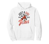 Just A Girl Who Loves Jesus Christian Girl Jesus Pullover Hoodie