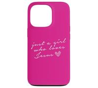 Just a Girl Who Loves Jesus, Cute Valentines Day, Christian Case for iPhone 13 Pro