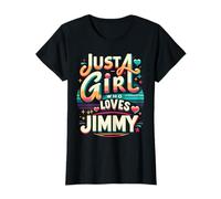 Just A Girl who loves JIMMY T-Shirt Cute JIMMY T-Shirt
