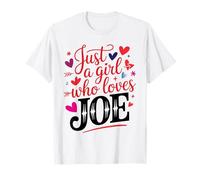 Just A Girl who Loves Joe T-Shirt Cute Joe T-Shirt