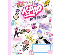 Just a Girl Who Loves K-Pop: Aesthetic Journal Lined Notebook for Girls Who Love Music: Cute and Perfect for Journaling, Planning and Everyday Writing Book