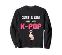 Just a Girl Who Loves K-Pop Music Lovers Heart Sweatshirt