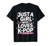 Just A Girl Who Loves K-Pop Music Passion T-Shirt