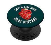 Just A Girl Who Loves Kintsugi Japanese Pottery Art PopSockets Adhesive PopGrip