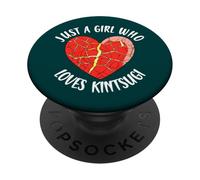Just A Girl Who Loves Kintsugi Japanese Pottery Art PopSockets Adhesive PopGrip