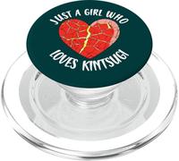 Just A Girl Who Loves Kintsugi Japanese Pottery Art PopSockets PopGrip for MagSafe